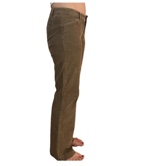 Eddie Bauer Slightly Curvy Bootcut Light Brown Corduroy jeans size 6 - Picture 2 of 5